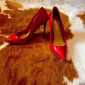Red Patent Aldo Pumps
